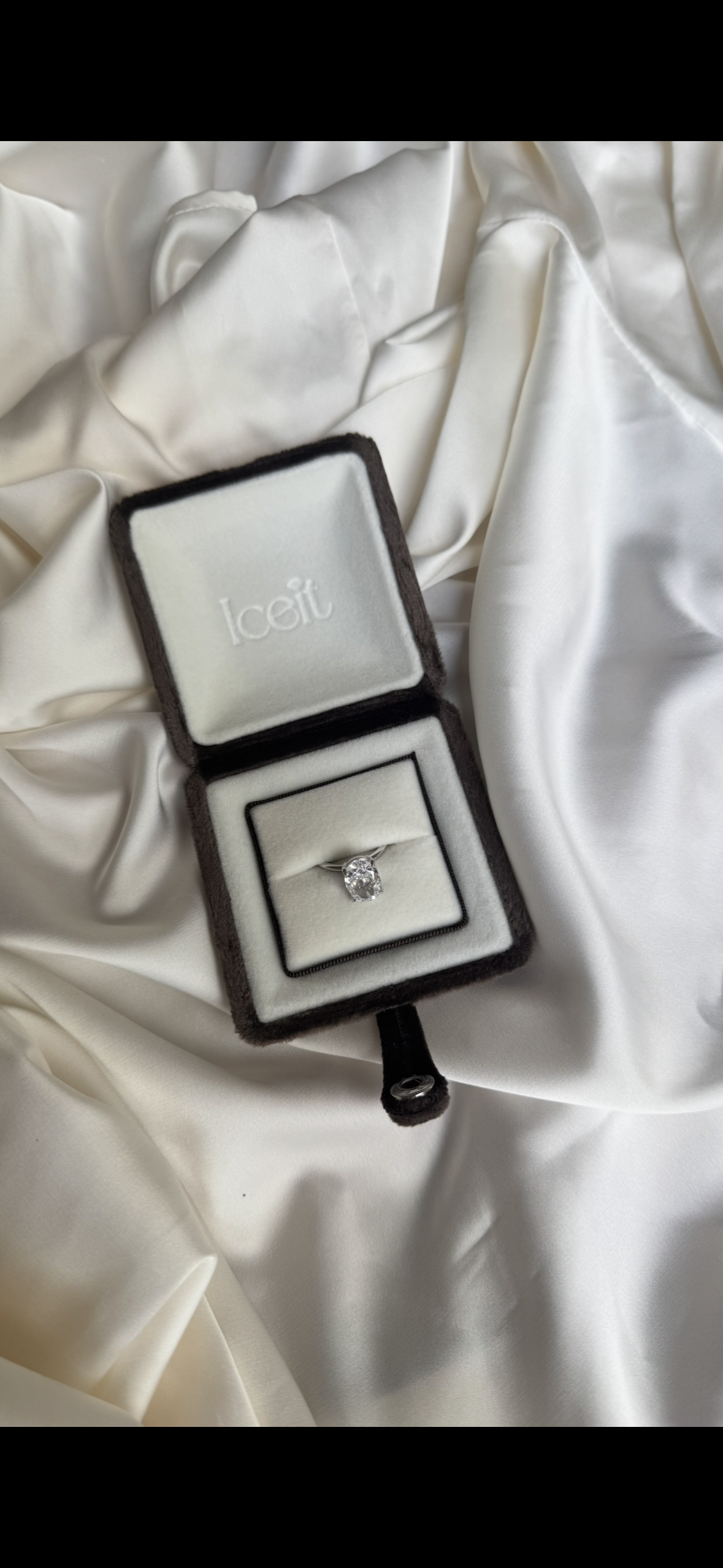 stříbrný prsten-Pure Oval