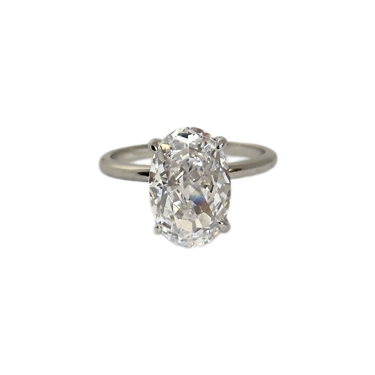 stříbrný prsten-Pure Oval